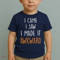 I Cam I Saw I Made It Awkward Toddler T-Shirt thumb 2