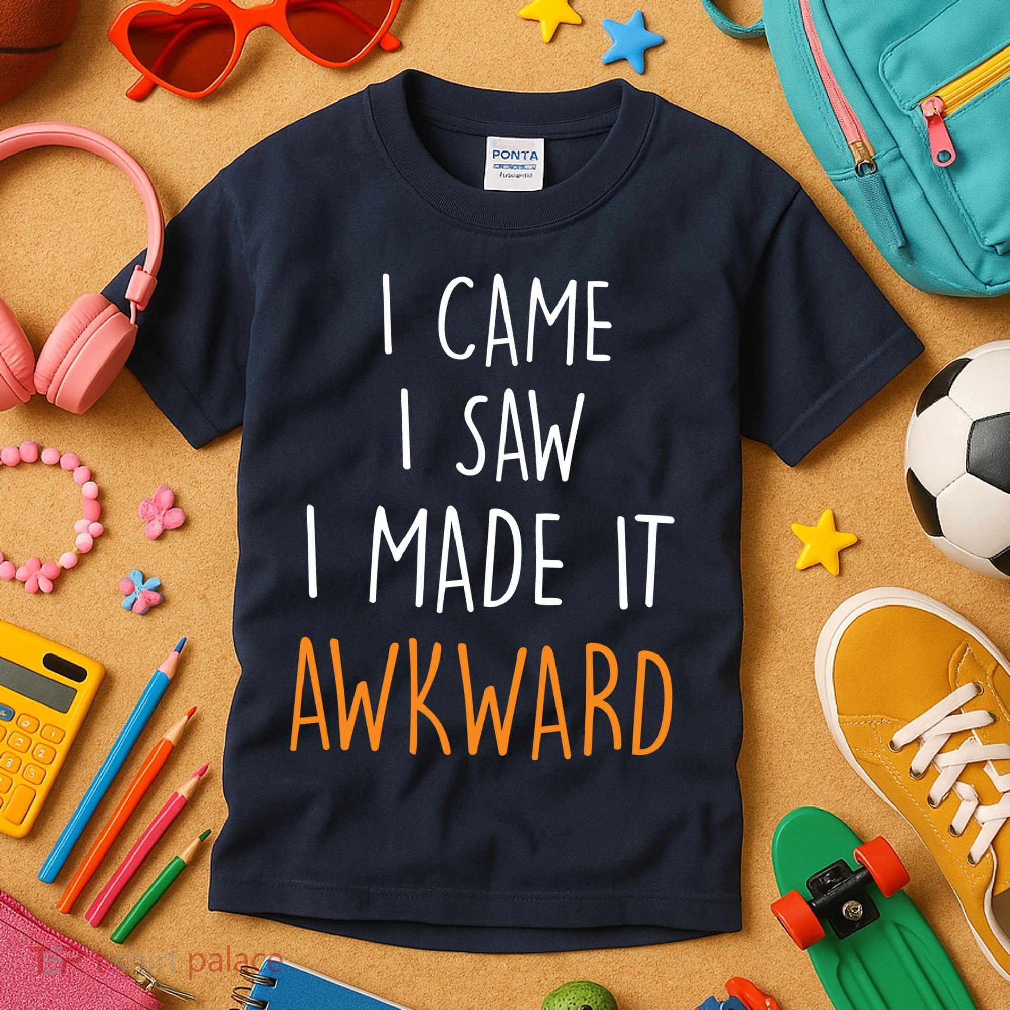 I Cam I Saw I Made It Awkward Kids T-Shirt