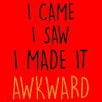 I Cam I Saw I Made It Awkward Santa Hat thumb 1