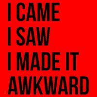 I Came I Saw I Made It Awkward Funny Santa Hat thumb 1