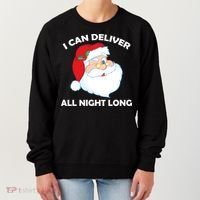 I Can Deliver All Night Long X-Mas Bad Santa Women's Sweatshirt thumb 0
