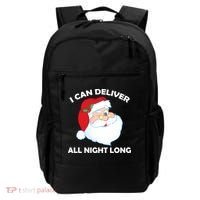 I Can Deliver All Night Long X-Mas Bad Santa Backpack thumb 0