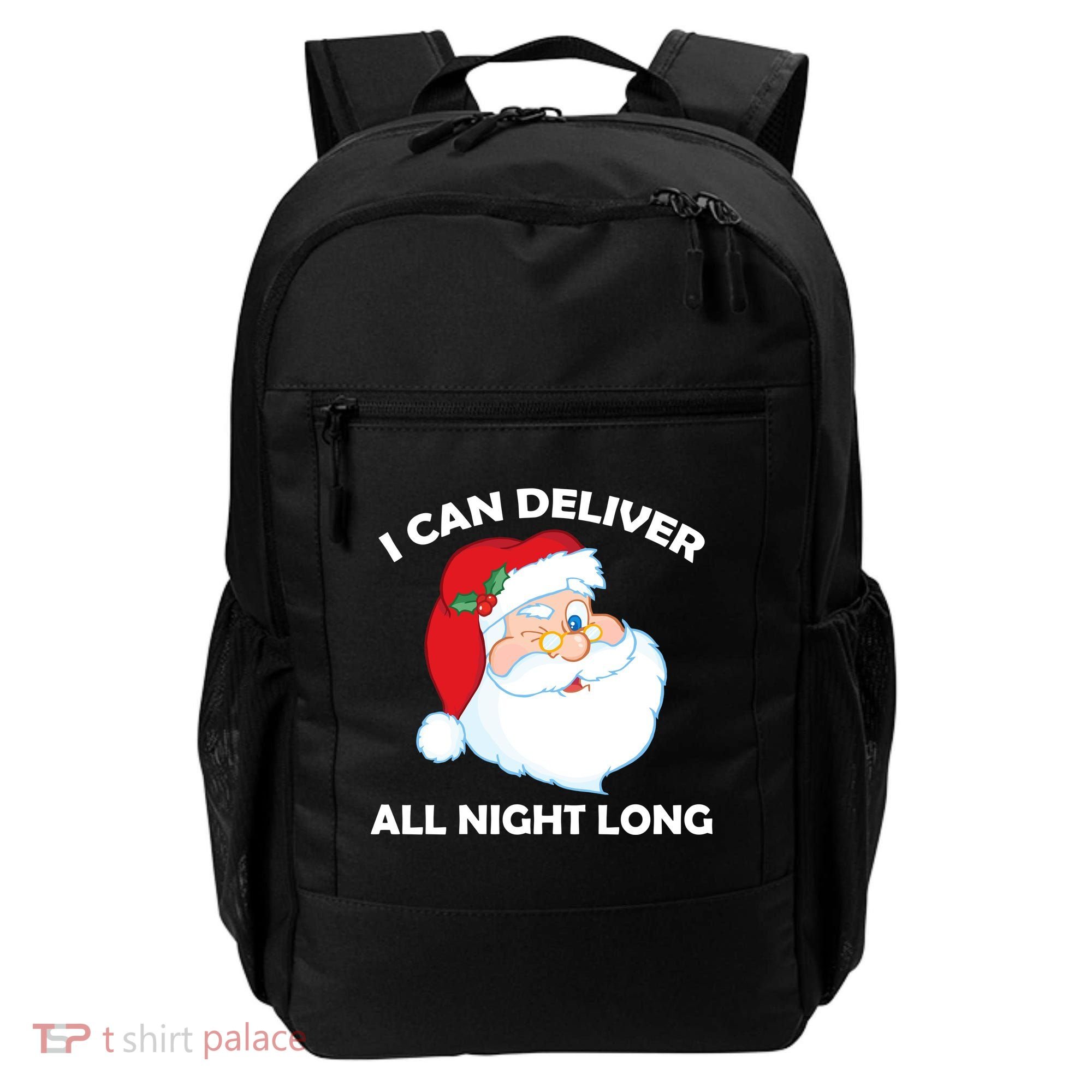 I Can Deliver All Night Long X-Mas Bad Santa Backpack