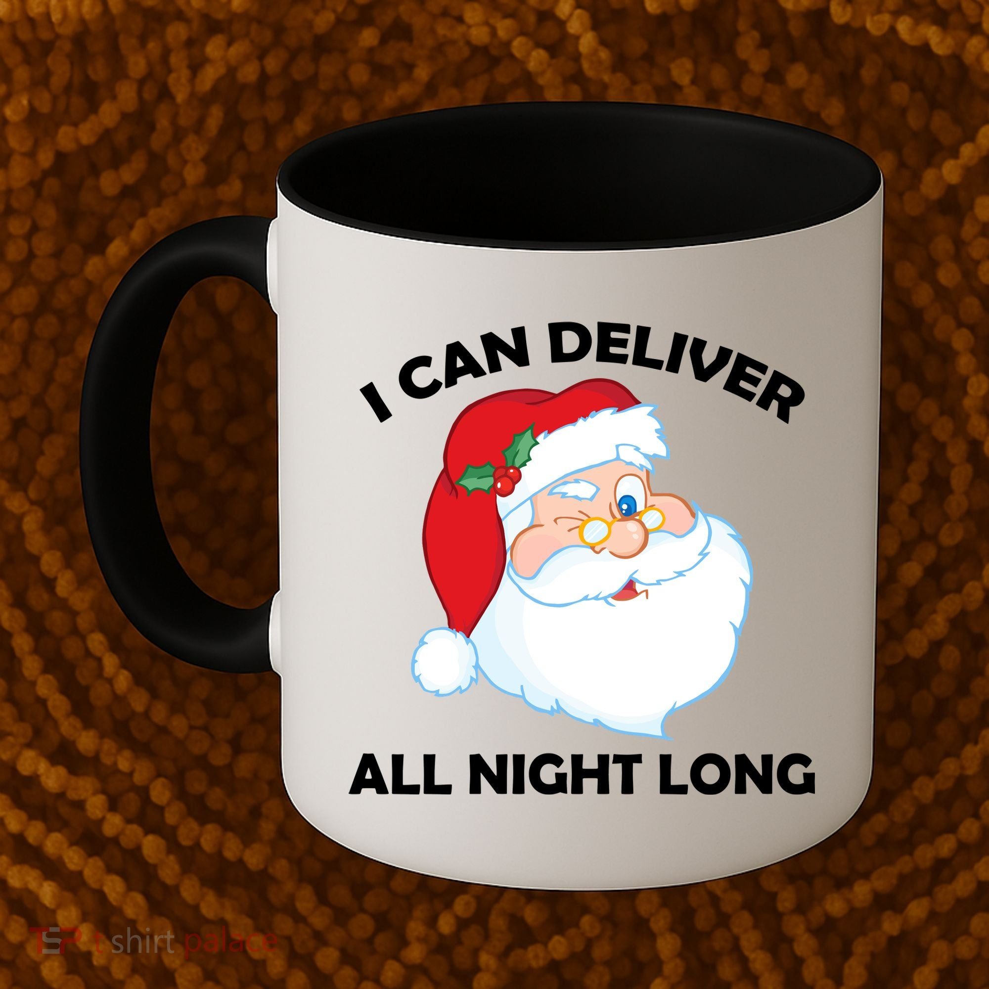 I Can Deliver All Night Long X-Mas Bad Santa Coffee Mug
