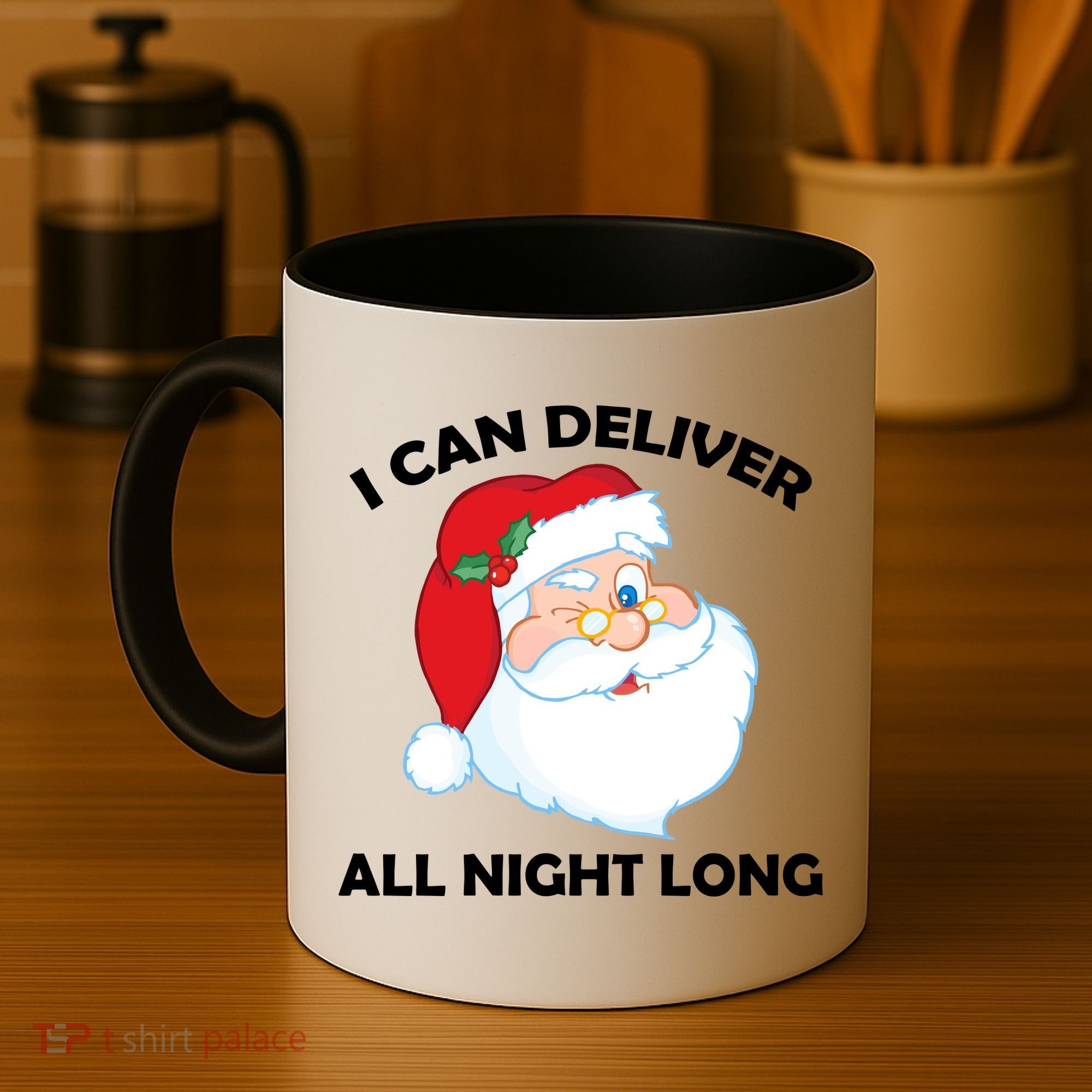 I Can Deliver All Night Long X-Mas Bad Santa Coffee Mug