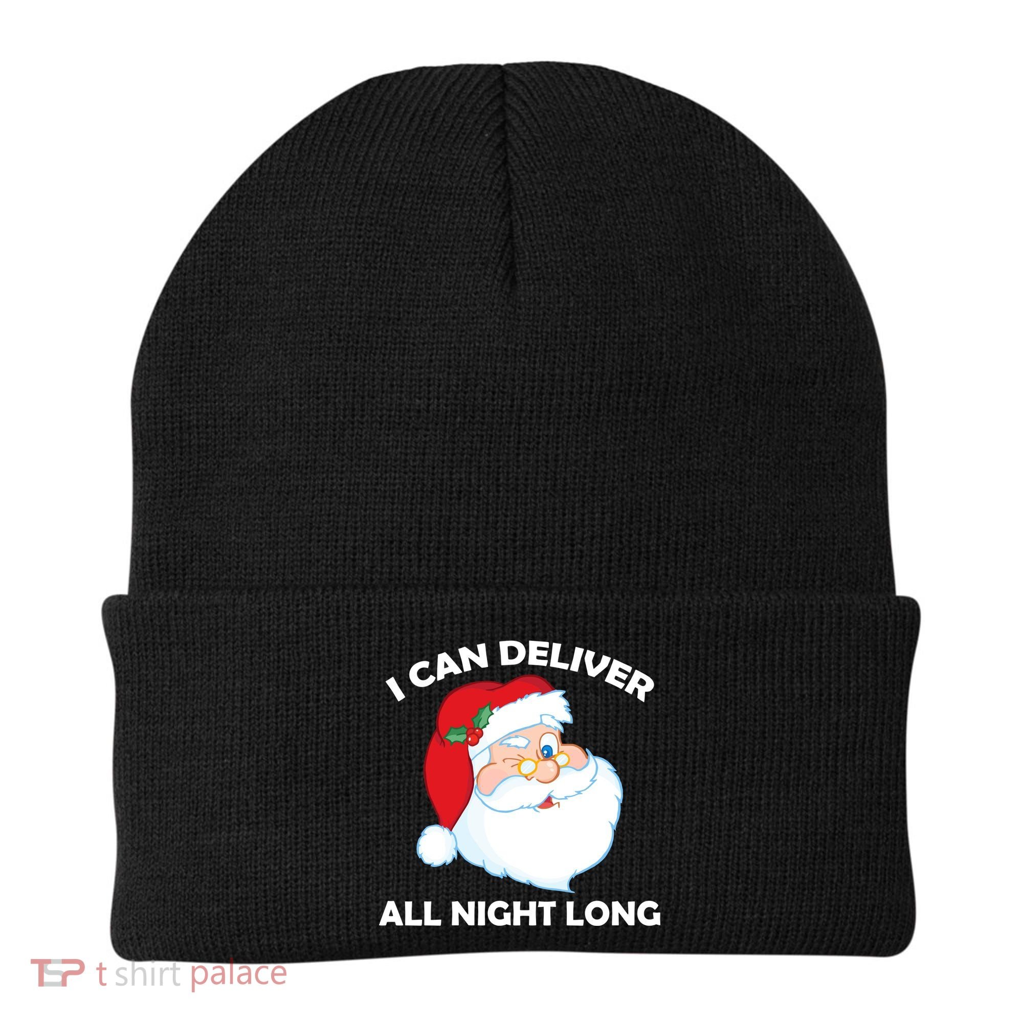 I Can Deliver All Night Long X-Mas Bad Santa Beanie