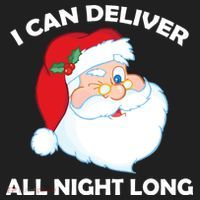I Can Deliver All Night Long X-Mas Bad Santa Beanie thumb 2