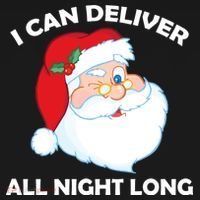 I Can Deliver All Night Long X-Mas Bad Santa Coaster thumb 2