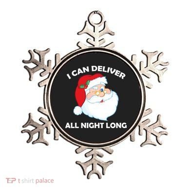 I Can Deliver All Night Long X-Mas Bad Santa Ornament