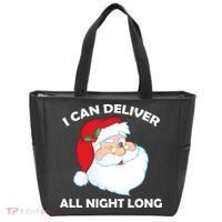 I Can Deliver All Night Long X-Mas Bad Santa Tote Bag thumb 0