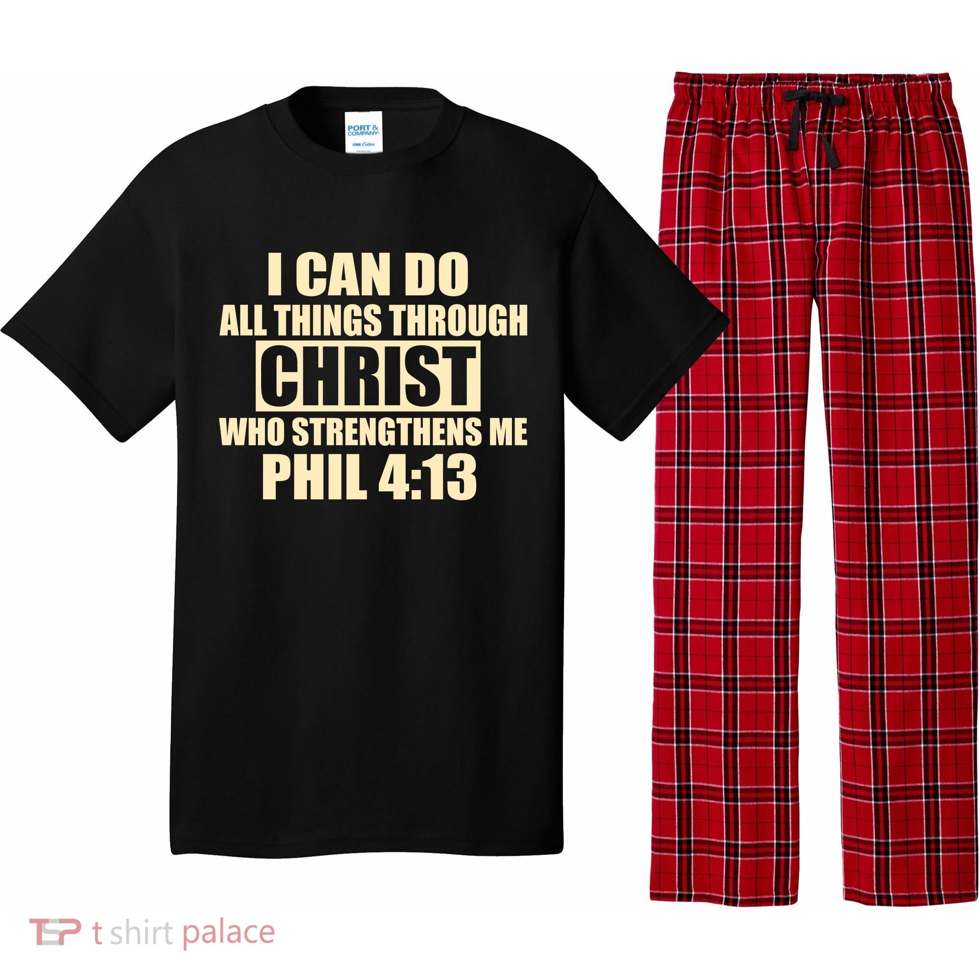 I Can Do All Thing Through Christ Phil 4:13 Pajama Set