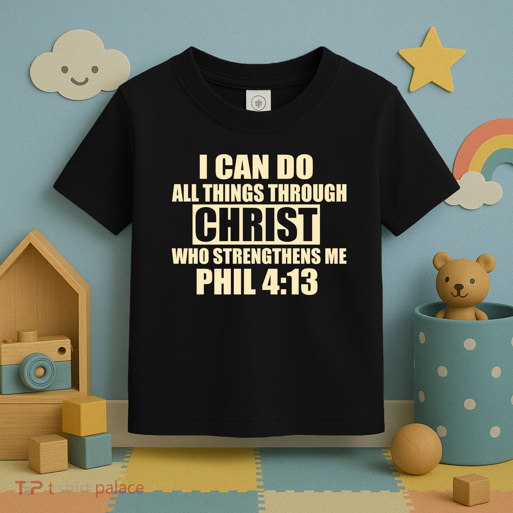 I Can Do All Thing Through Christ Phil 4:13 Toddler T-Shirt