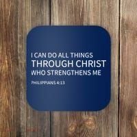 I Can Do All Things Through Christ Coaster thumb 0