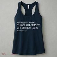 I Can Do All Things Through Christ Women's Tank Top thumb 3