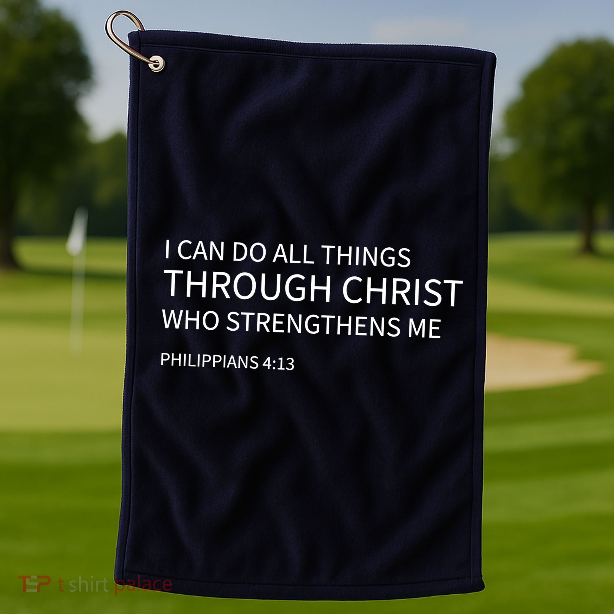 I Can Do All Things Through Christ Golf Towel