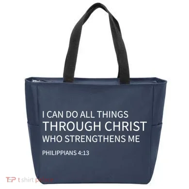 I Can Do All Things Through Christ Tote Bag