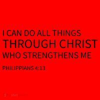 I Can Do All Things Through Christ Santa Hat thumb 1