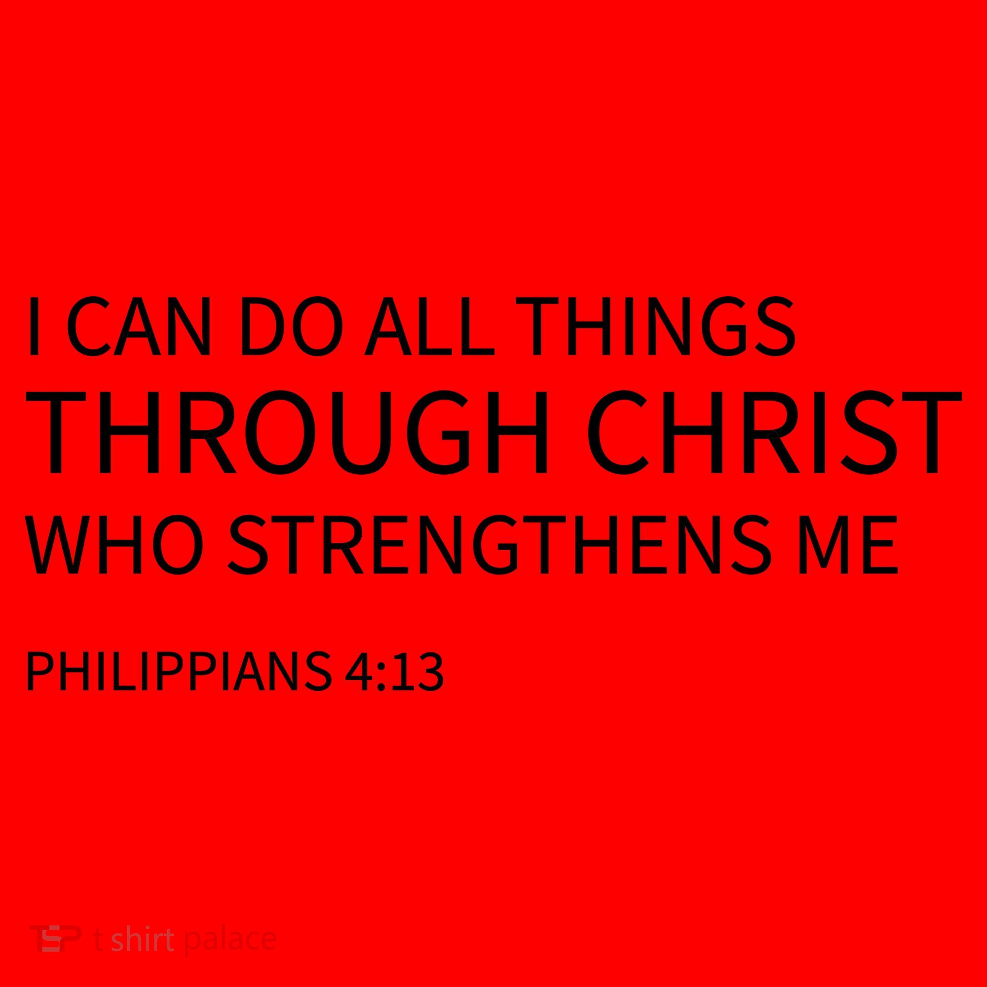 I Can Do All Things Through Christ Santa Hat