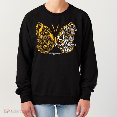 I Can Do All Things Through Christ Philippians 4:13  Women's Sweatshirt