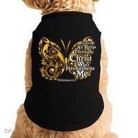I Can Do All Things Through Christ Philippians 4:13  Doggie Tank thumb 0