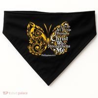 I Can Do All Things Through Christ Philippians 4:13  USA-Made Doggie Bandana thumb 0
