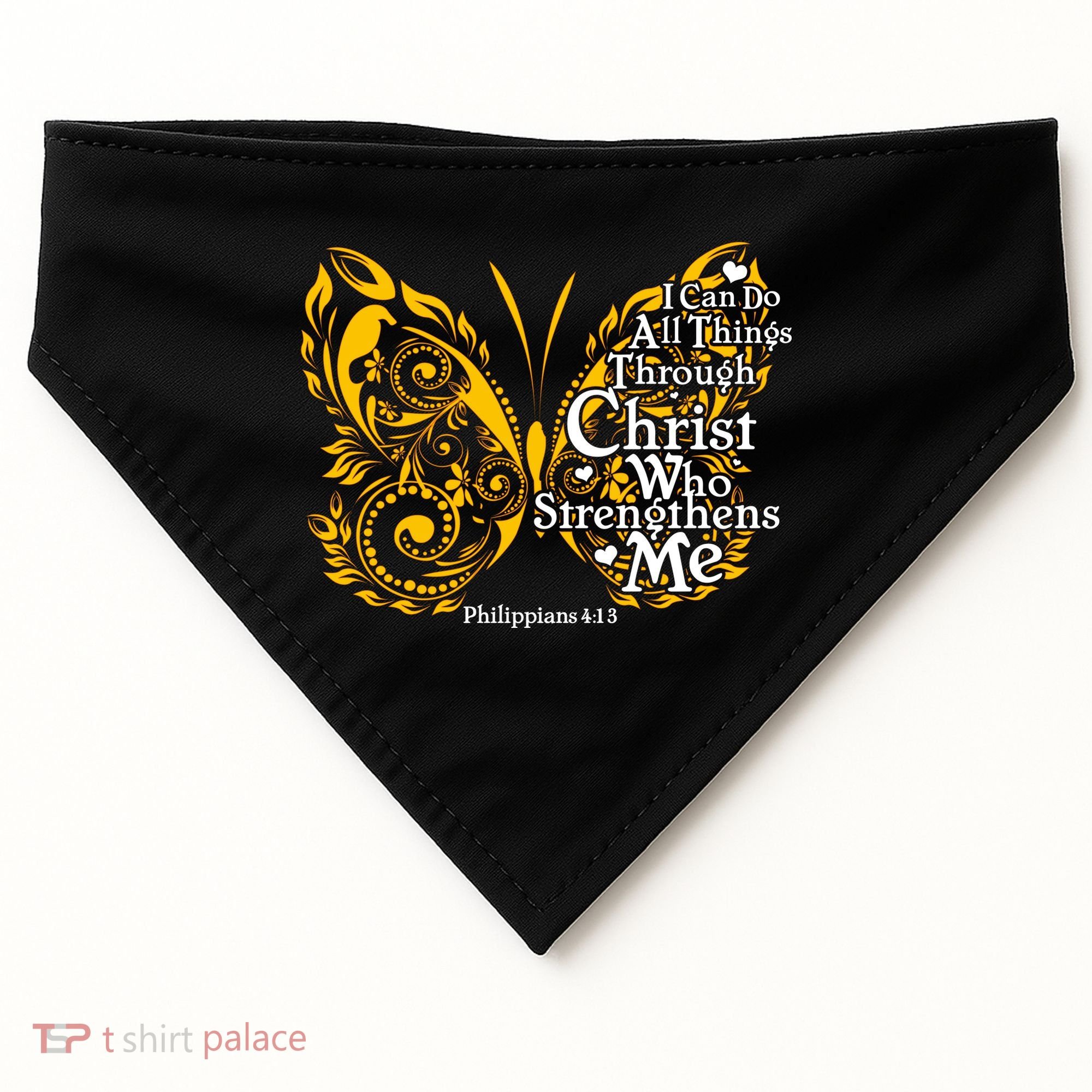 I Can Do All Things Through Christ Philippians 4:13  USA-Made Doggie Bandana
