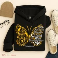 I Can Do All Things Through Christ Philippians 4:13  Hoodie thumb 4