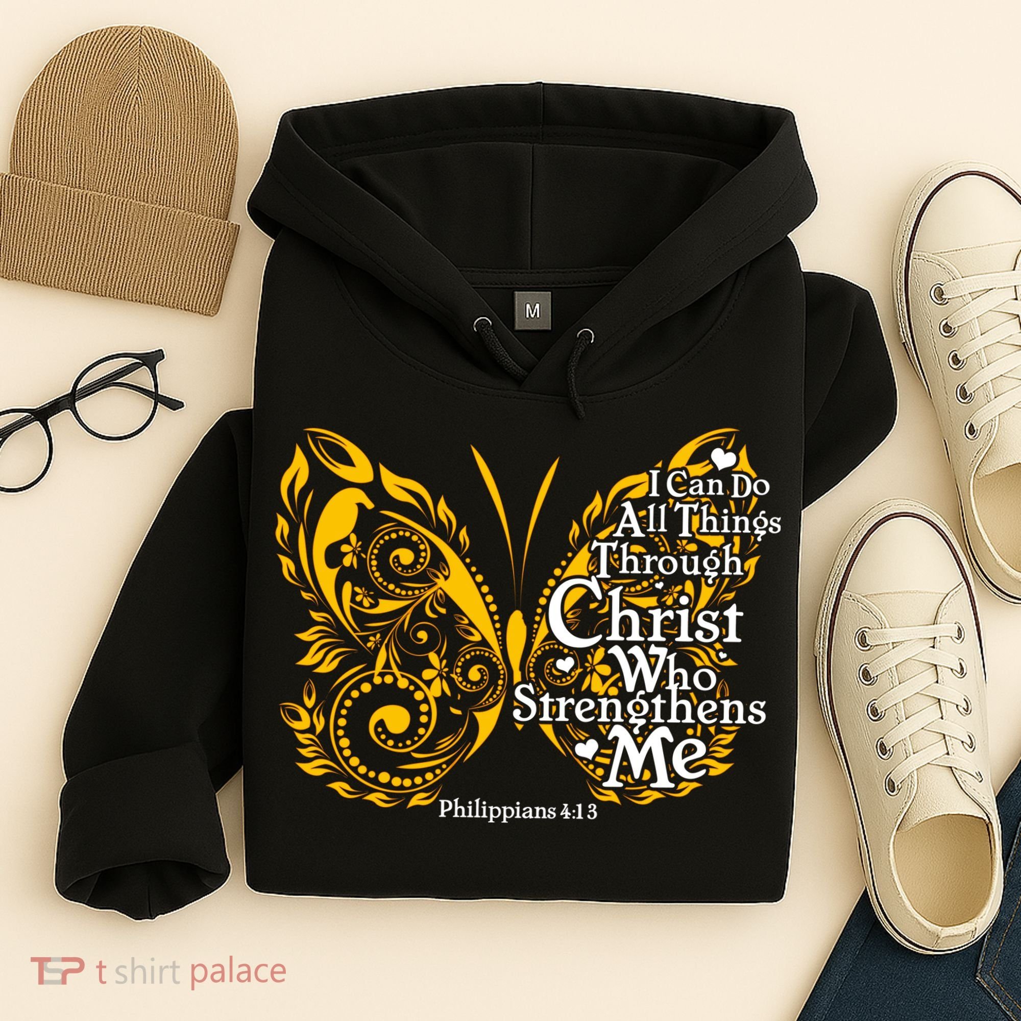 I Can Do All Things Through Christ Philippians 4:13  Hoodie
