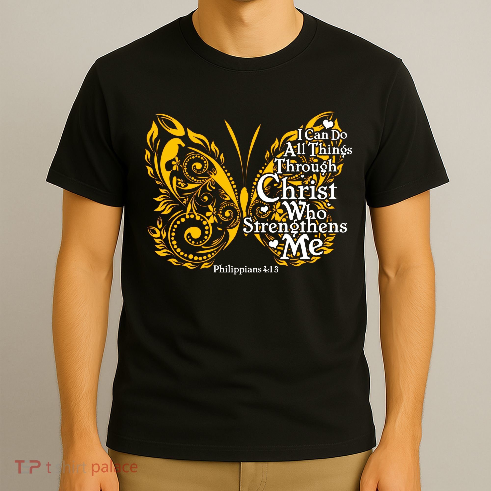 I Can Do All Things Through Christ Philippians 4:13  T-Shirt
