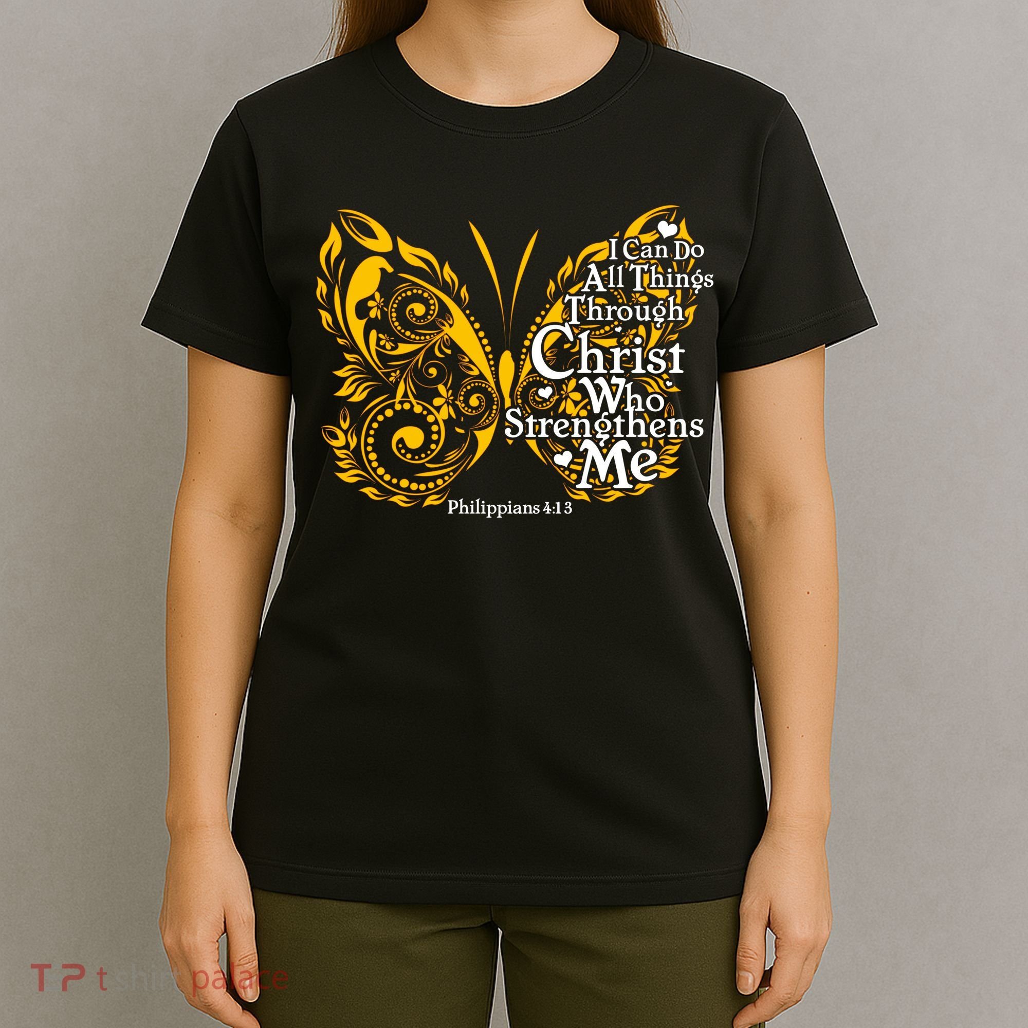 I Can Do All Things Through Christ Philippians 4:13  T-Shirt