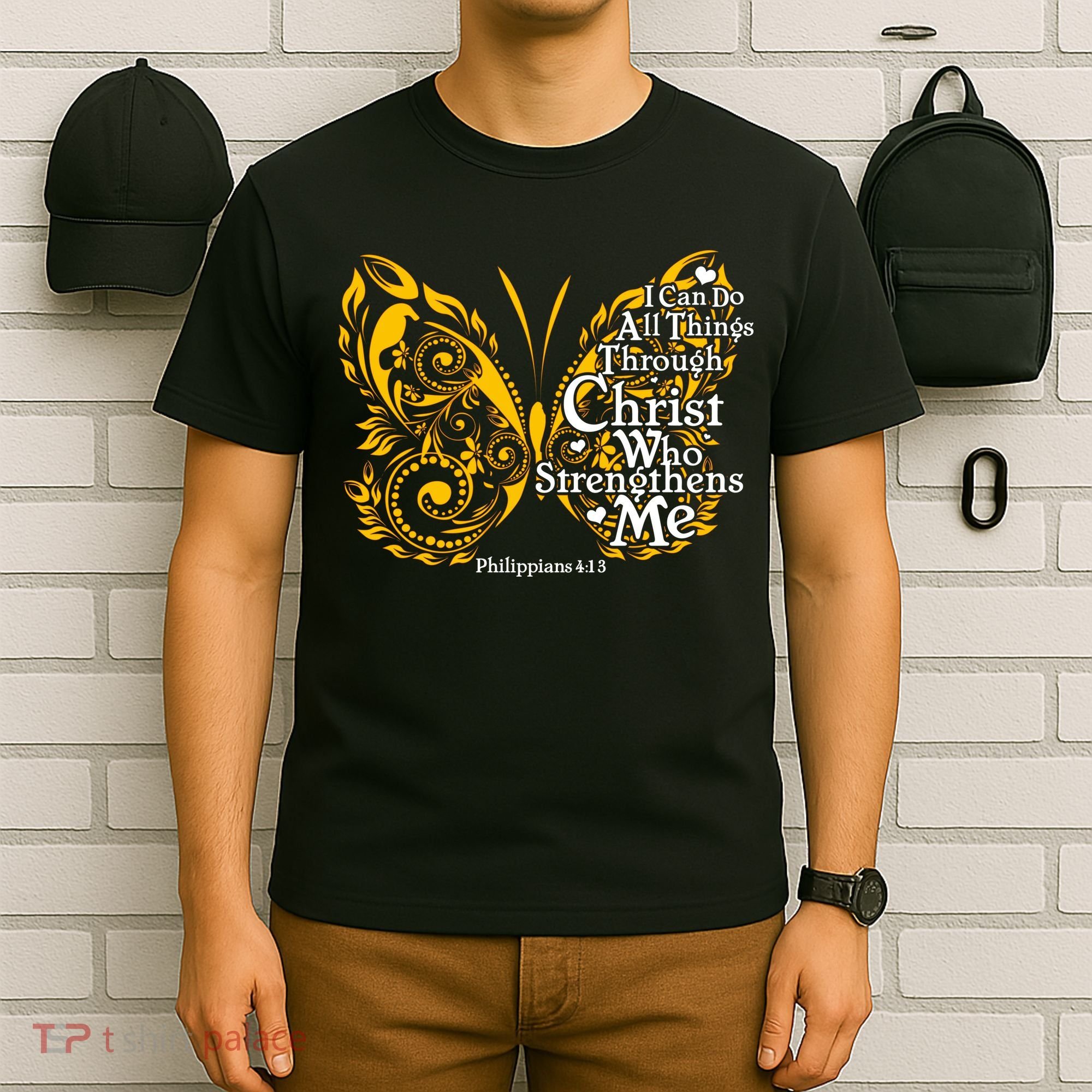 I Can Do All Things Through Christ Philippians 4:13  T-Shirt
