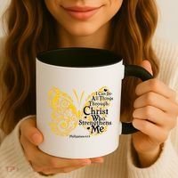 I Can Do All Things Through Christ Philippians 4:13  Coffee Mug thumb 3