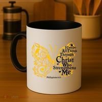 I Can Do All Things Through Christ Philippians 4:13  Coffee Mug thumb 4