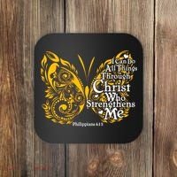 I Can Do All Things Through Christ Philippians 4:13  Coaster thumb 0