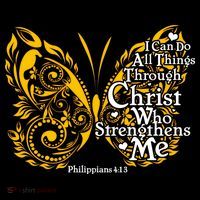 I Can Do All Things Through Christ Philippians 4:13  Polo thumb 3