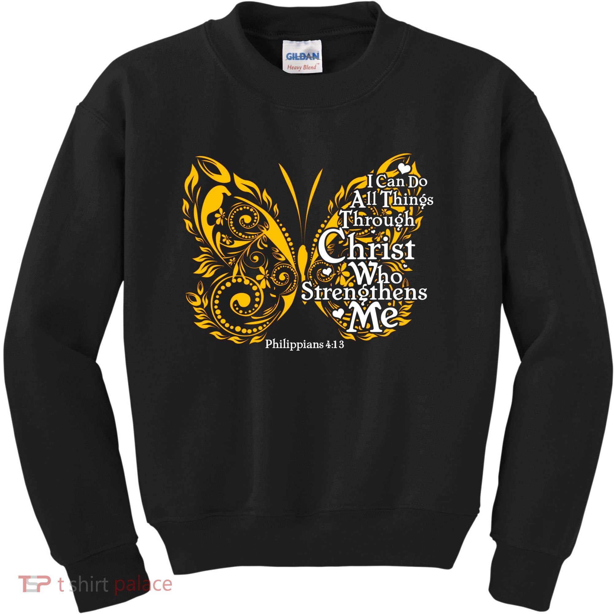 I Can Do All Things Through Christ Philippians 4:13  Kids Sweatshirt