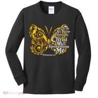 I Can Do All Things Through Christ Philippians 4:13  Kids Long Sleeve Shirt thumb 0