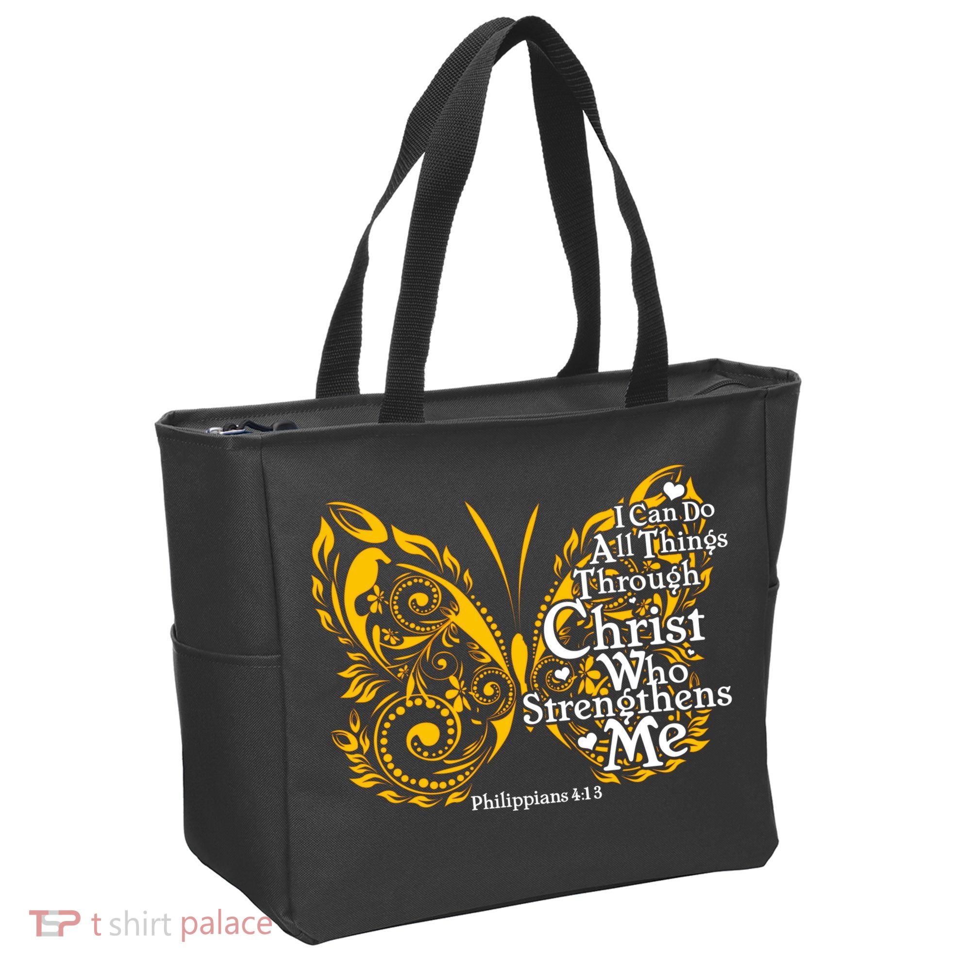 I Can Do All Things Through Christ Philippians 4:13  Tote Bag