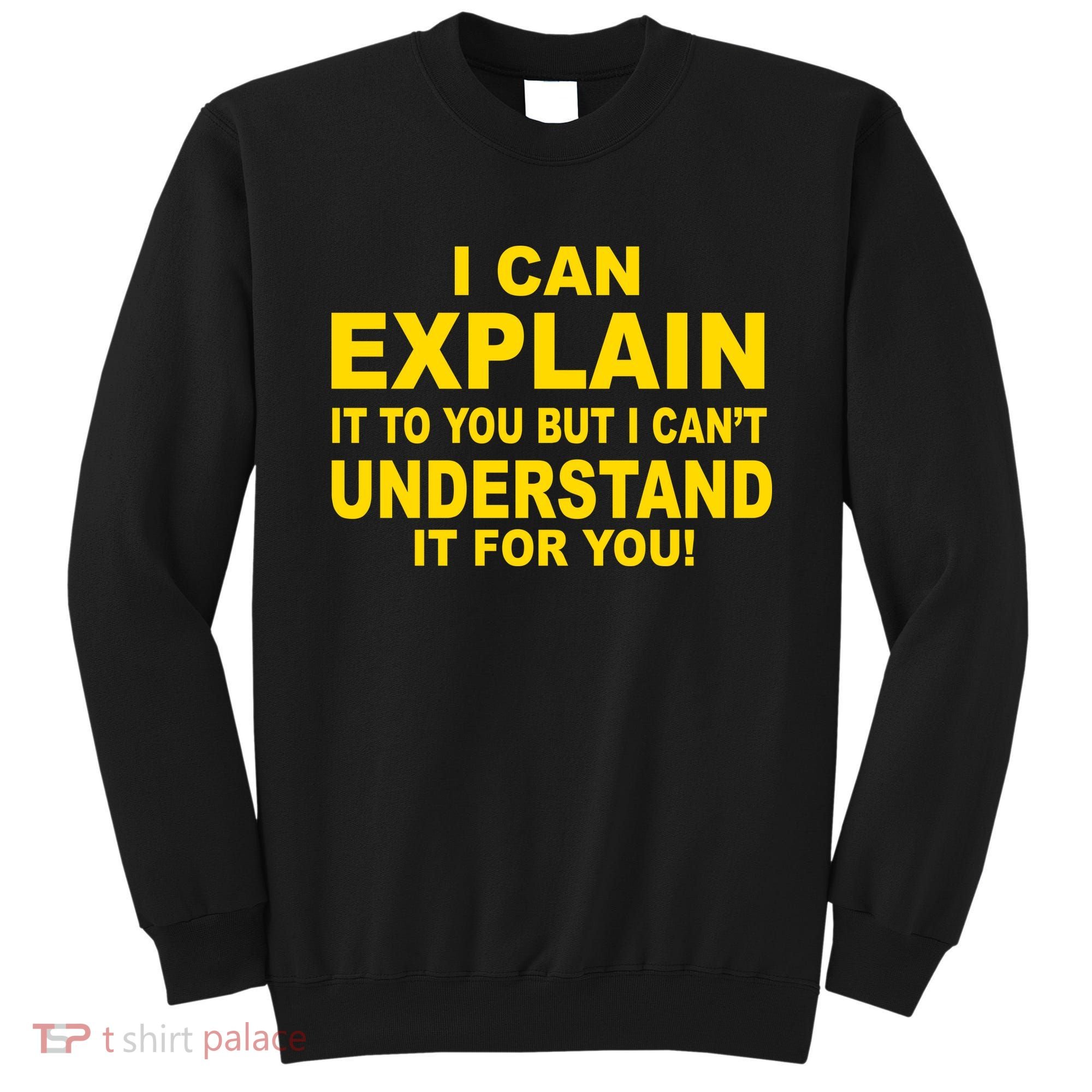 I Can Explain It But I can't Understand It For You Sweatshirt