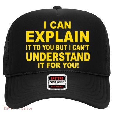 I Can Explain It But I can't Understand It For You Hat
