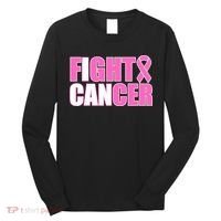 I Can Fight Cancer Breast Cancer Awareness Long Sleeve Shirt thumb 0