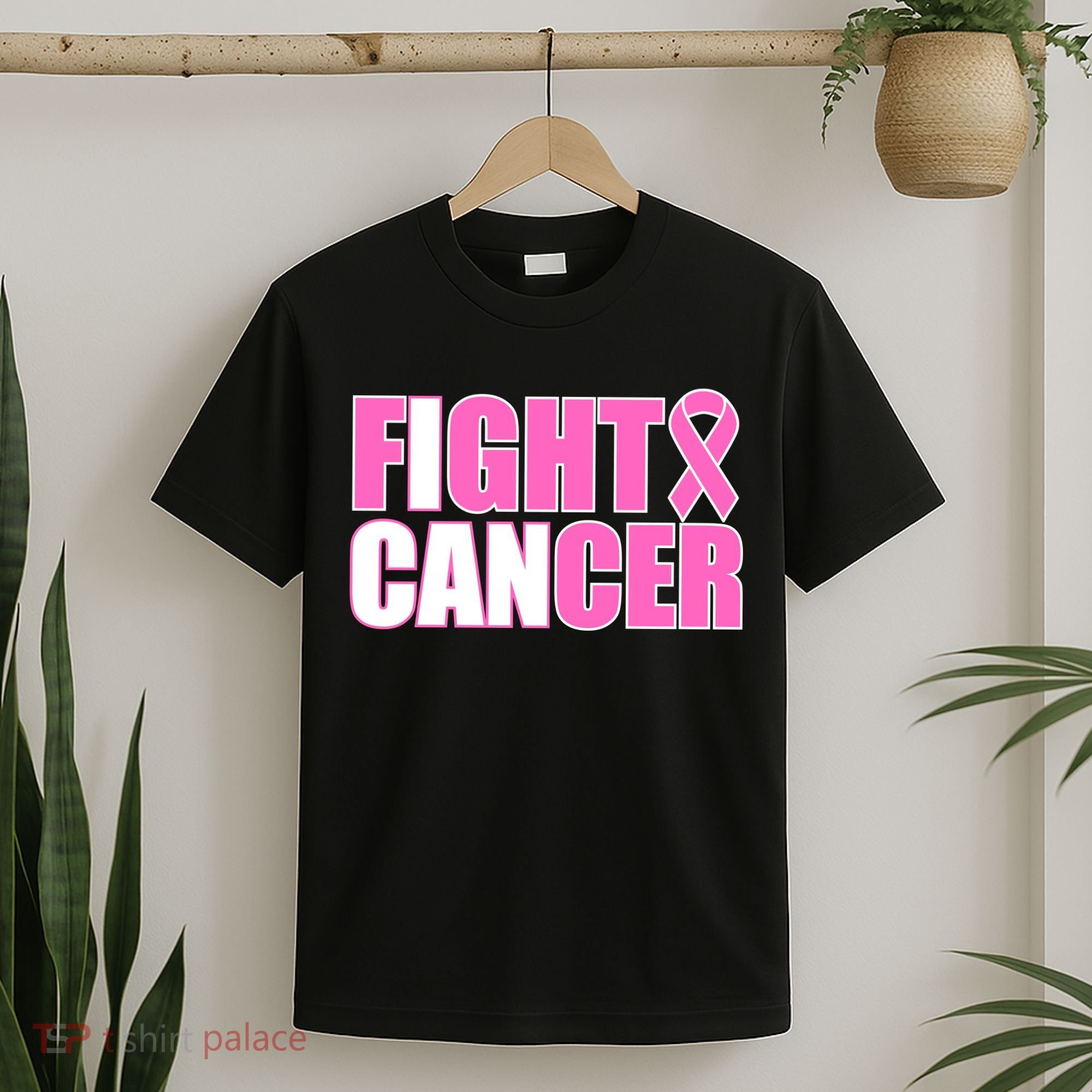 I Can Fight Cancer Breast Cancer Awareness T-Shirt