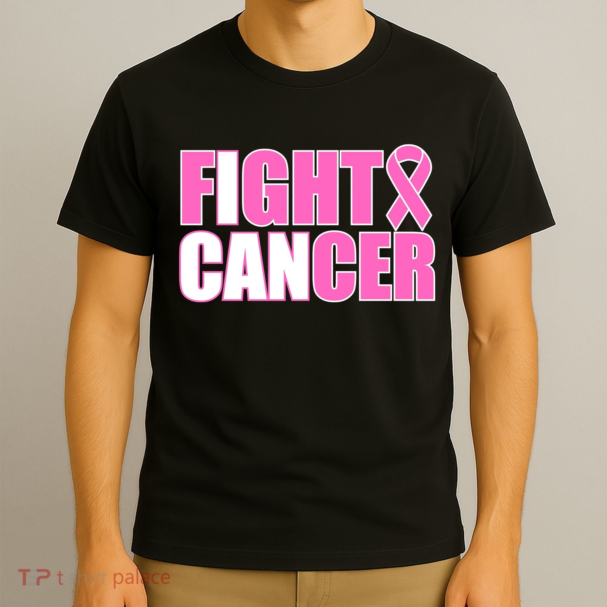 I Can Fight Cancer Breast Cancer Awareness T-Shirt