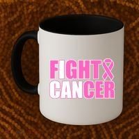I Can Fight Cancer Breast Cancer Awareness Coffee Mug thumb 2