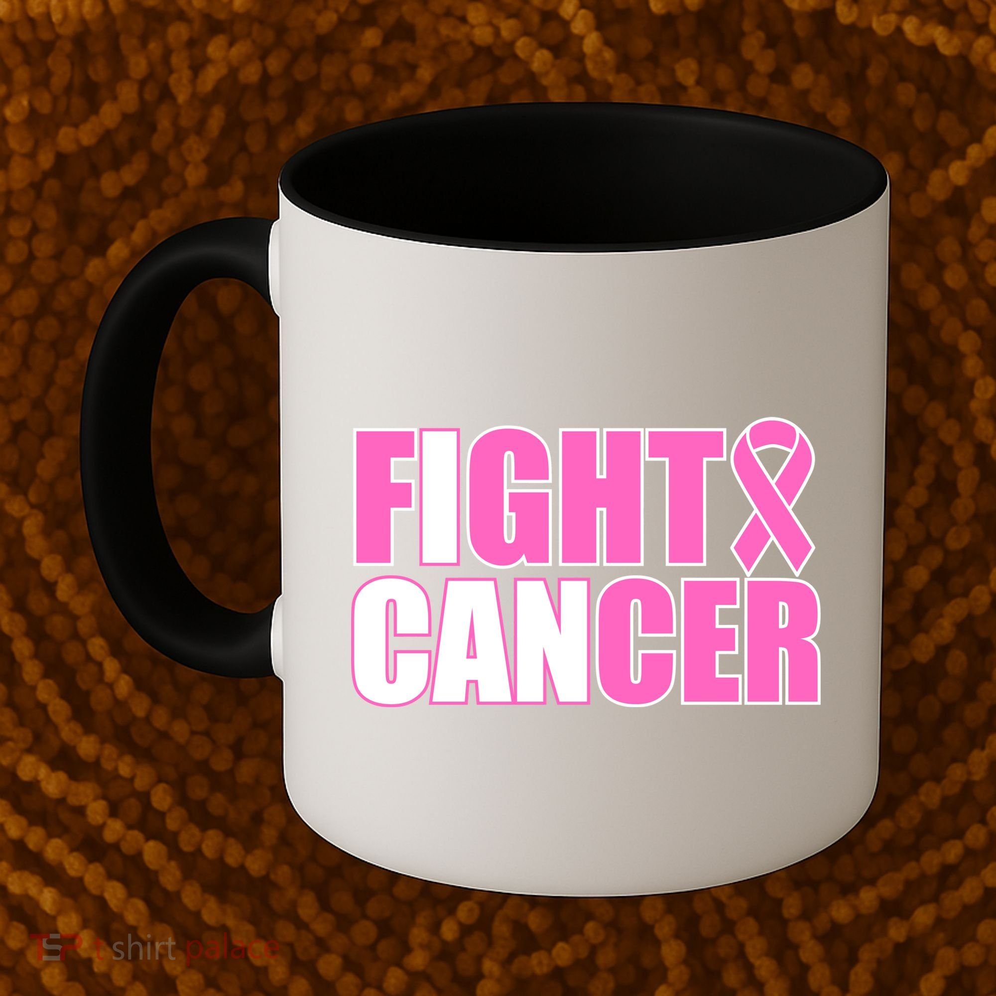 I Can Fight Cancer Breast Cancer Awareness Coffee Mug