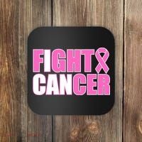 I Can Fight Cancer Breast Cancer Awareness Coaster thumb 0