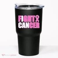 I Can Fight Cancer Breast Cancer Awareness Tumbler thumb 0