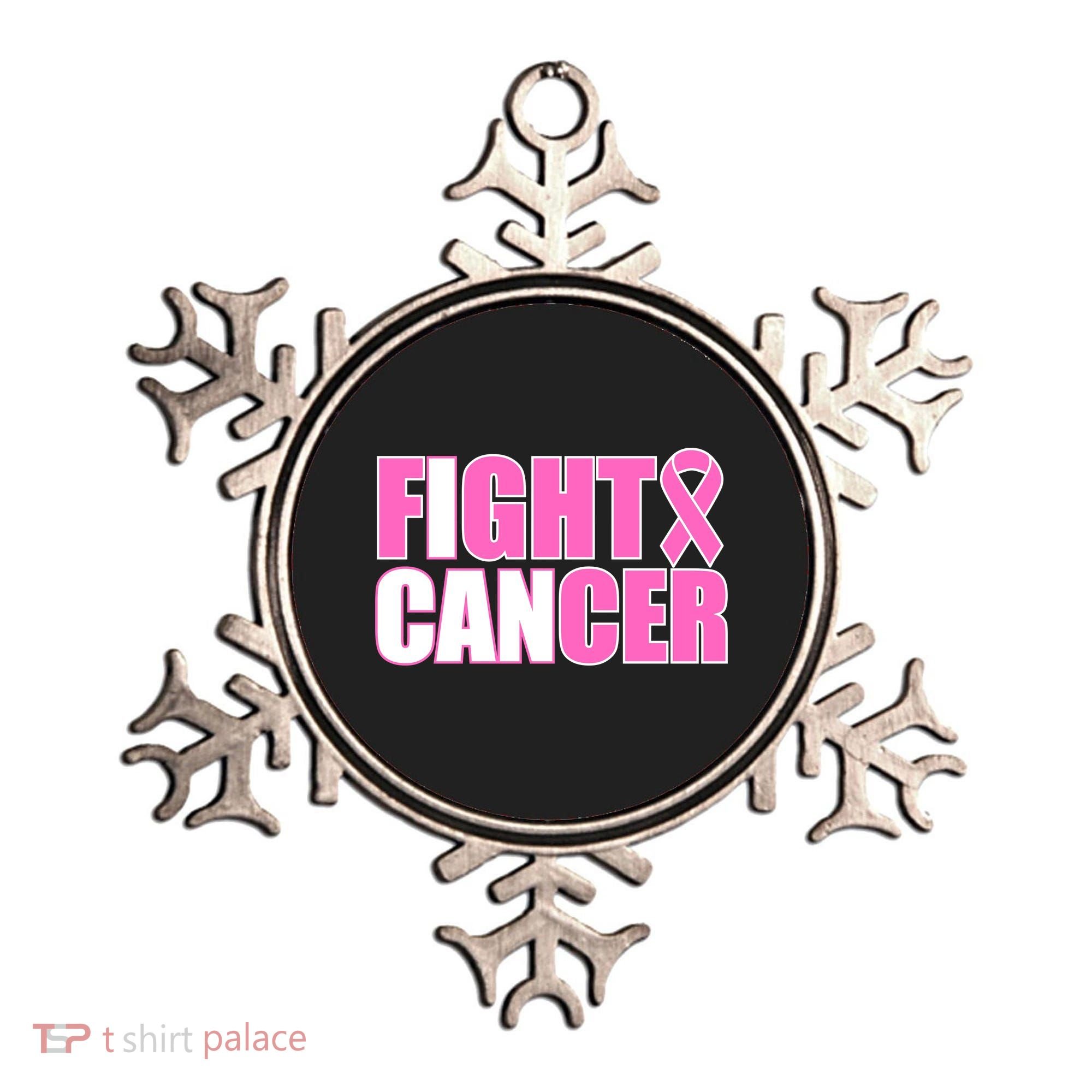 I Can Fight Cancer Breast Cancer Awareness Ornament