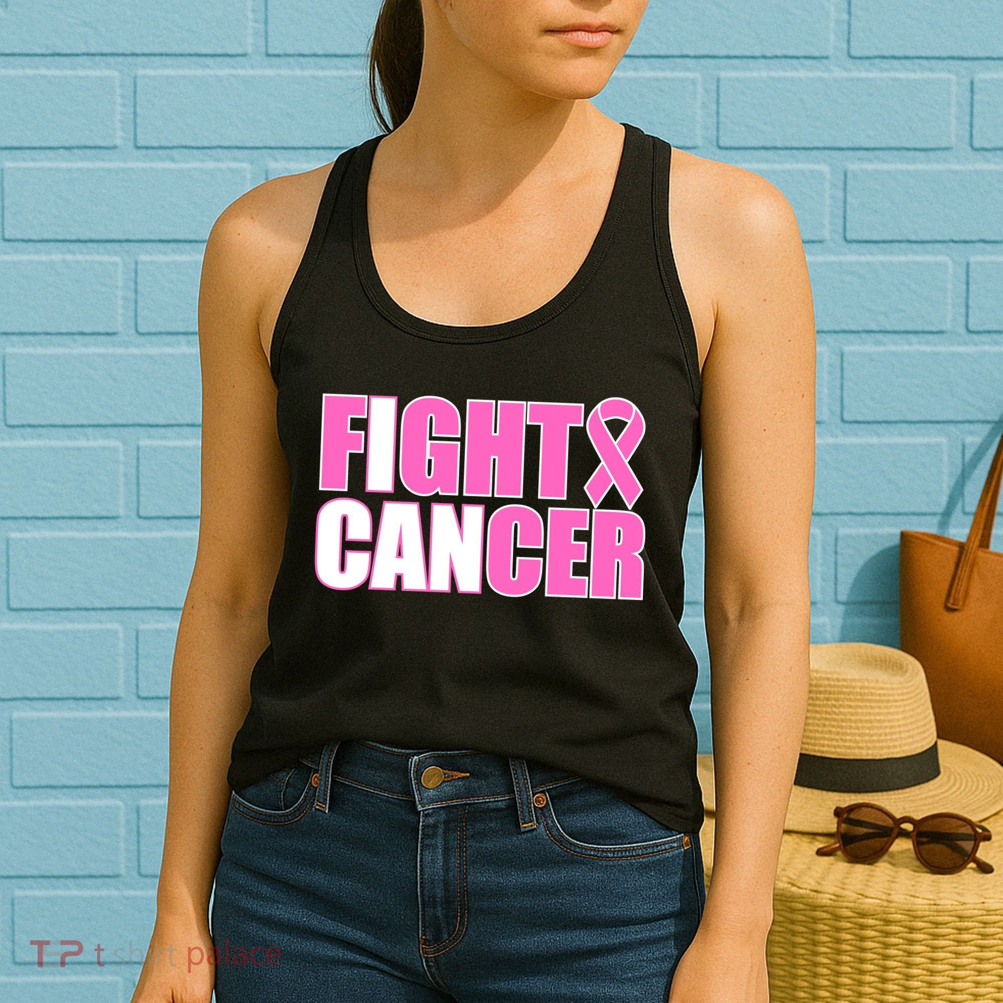I Can Fight Cancer Breast Cancer Awareness Women's Tank Top