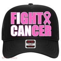 I Can Fight Cancer Breast Cancer Awareness Hat thumb 0